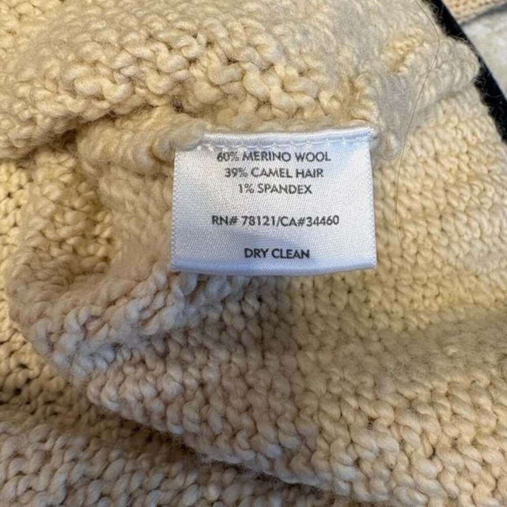 Eileen Fisher Petite Cowl Neck Chunky Cozy Knit Sweater in Italian Yarn size PP - Picture 3 of 4